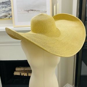 NWOT FREE PEOPLE SHADY CHARACTER PACKABLE WIDE BRIM HAT IN COLOR TOAST